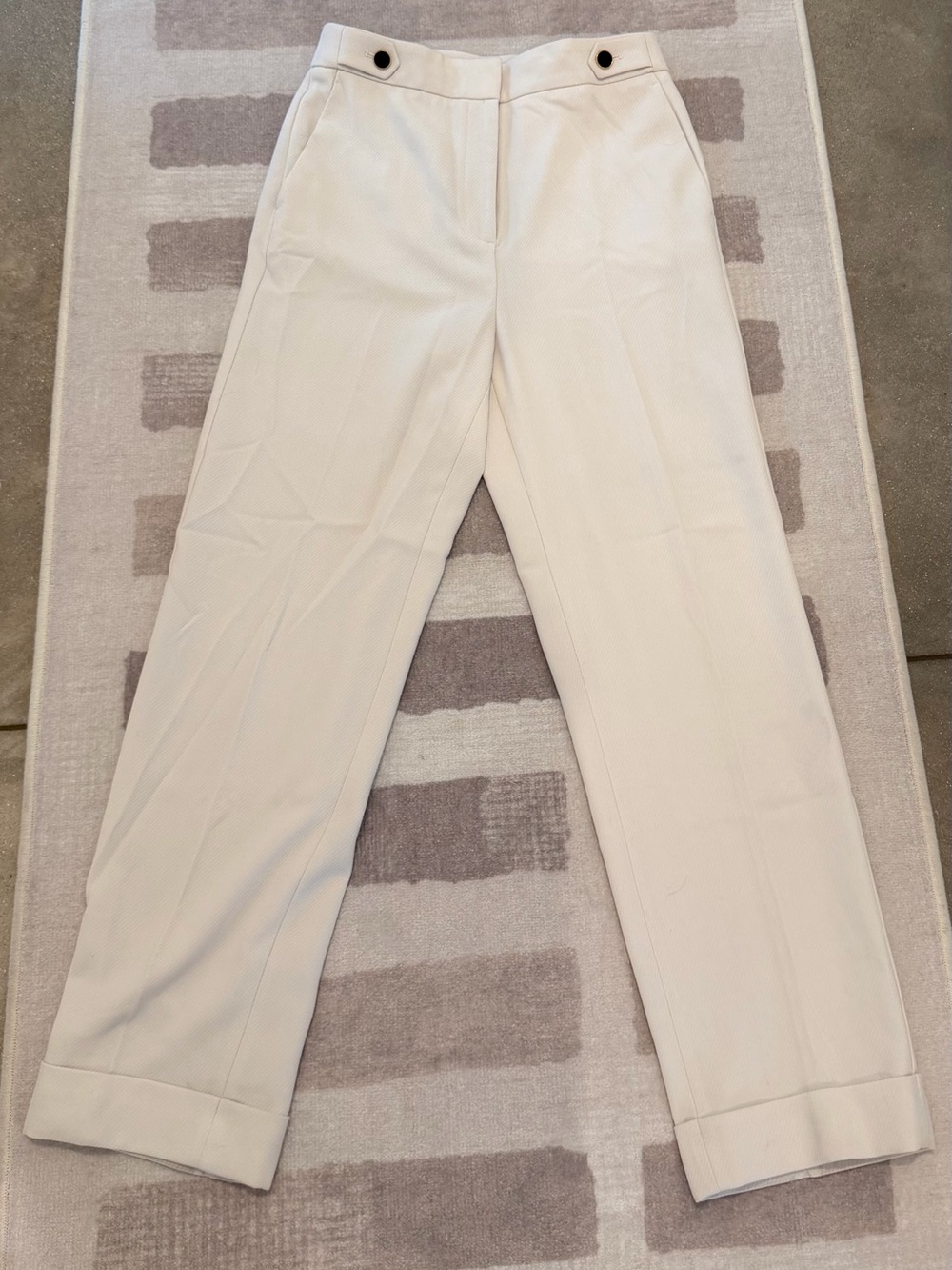 Ann Taylor Men's Cream Dress Pants